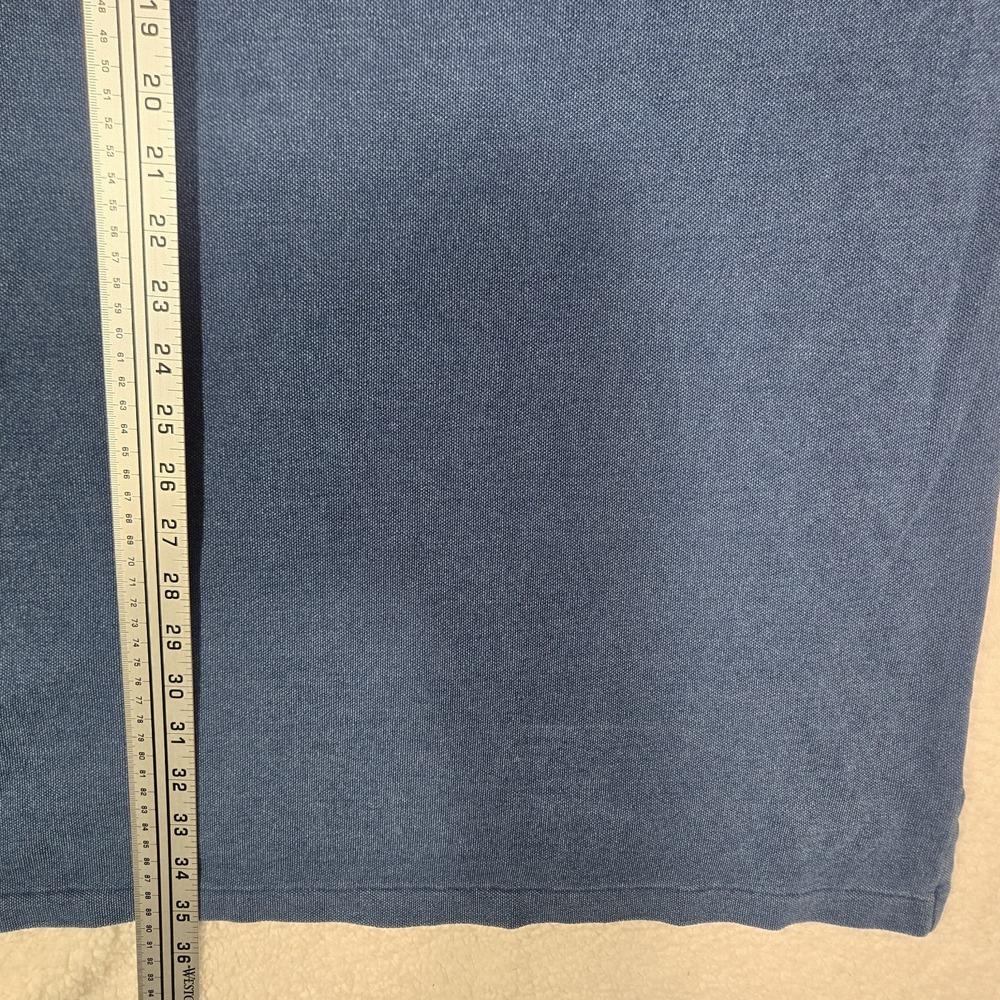 Polo Ralph Lauren Mens 2XLT Indigo Mesh polo Shirt 2XL Big Tall Blue Red Pony - Picture 7 of 7